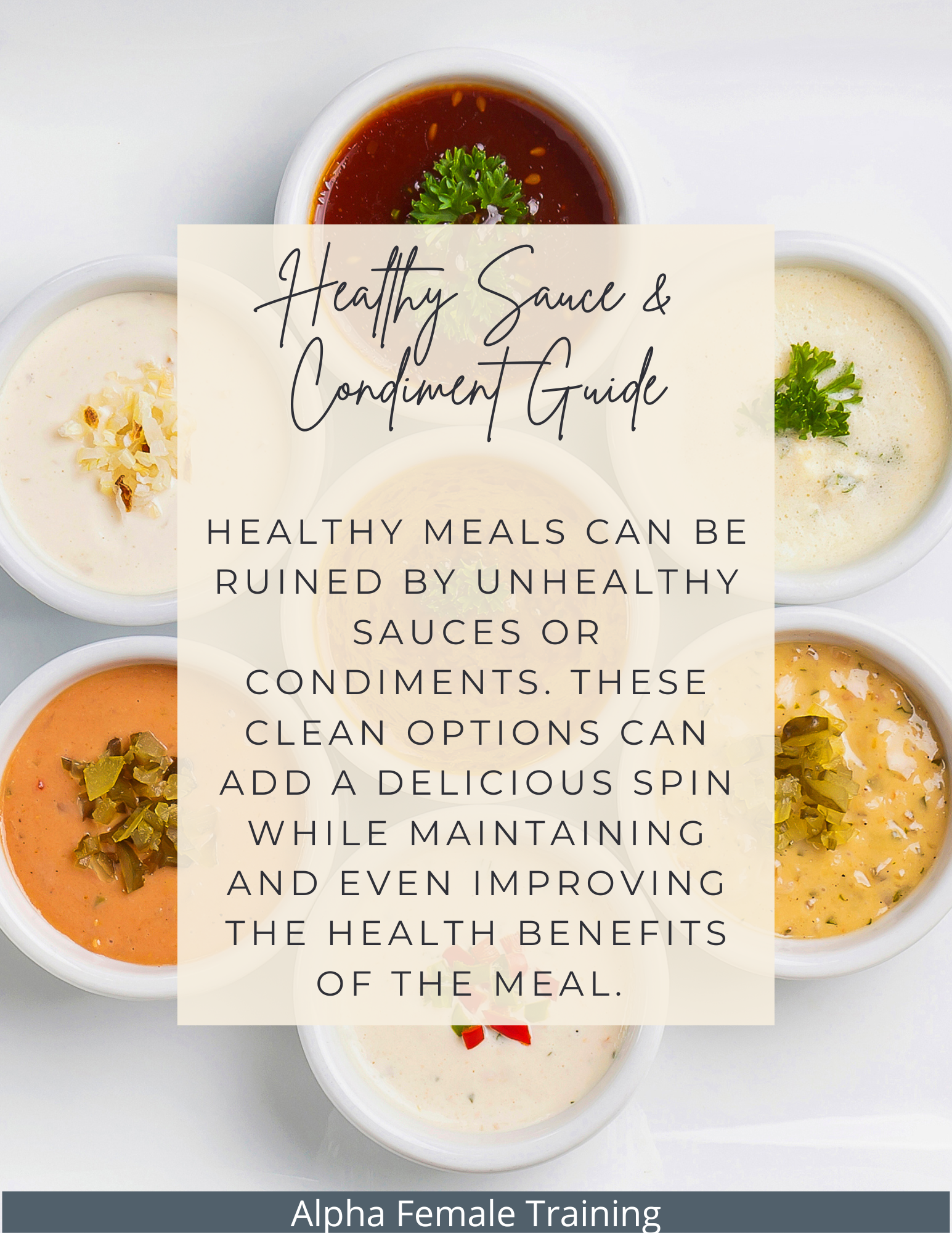 healthy sauces and condiments