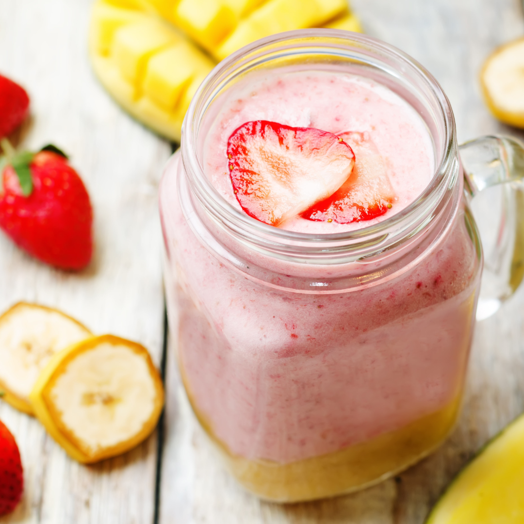 strawberry banana smoothie