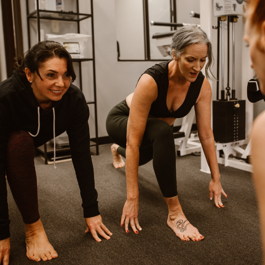 older women exercising